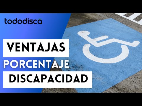 What are the ADVANTAGES depending on the PERCENTAGE of DISABILITY?