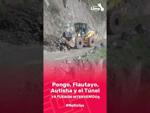 🚜🌧️ Intervenimos la zona norte de Huarochirí