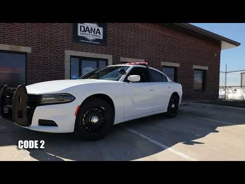 2022 Dodge Charger Featuring Code-3's Covert Light Bar Upfitted by our Oklahoma City Location