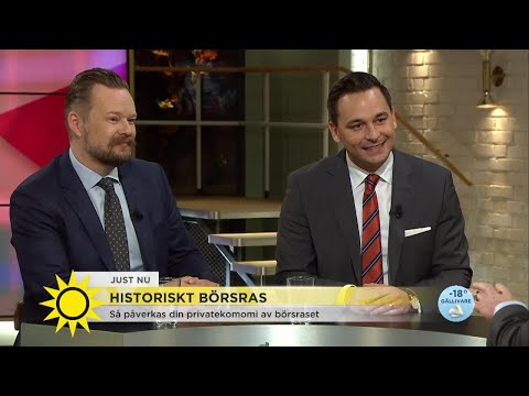 Så påverkas du av börsraset - Nyhetsmorgon (TV4)