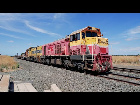 Southern Shorthaul Railroad (SSR) Broad Gauge Rail Train (21/2/2023) - PoathTV Australian Railways