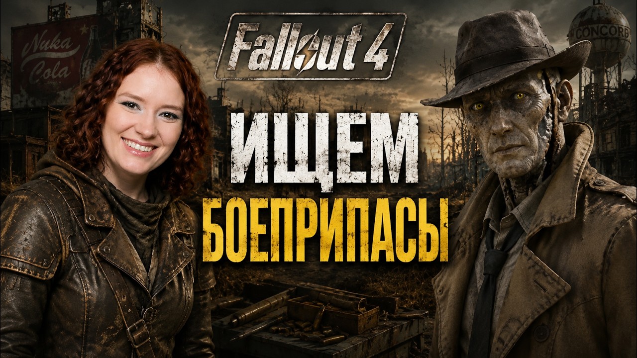 ИЩЕМ ПРИПАСЫ☢️(Fallout 4 | серия 4)