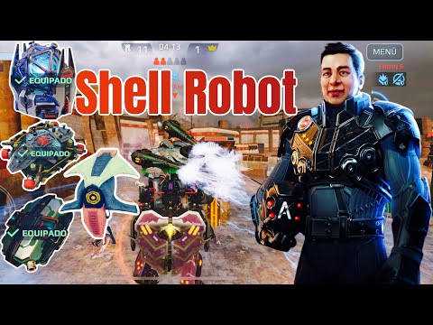 The best powerful setup for Shell robots | war robot Gameplay