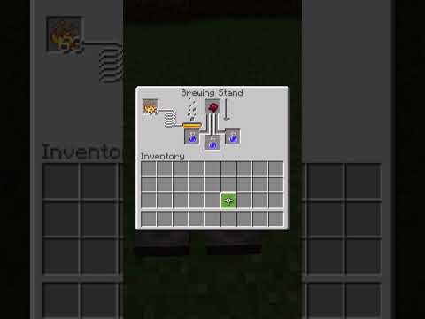 How to make a potion of invisibility #minecraft #shorts