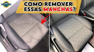 Como remover manchas dos bancos (estofados) do carro.