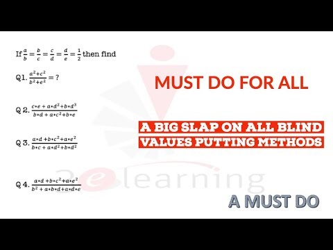 A MUST DO RATIO : FULL OF LEARNING FOR ALL EXAMs : 💪🏻slap for only values putting
