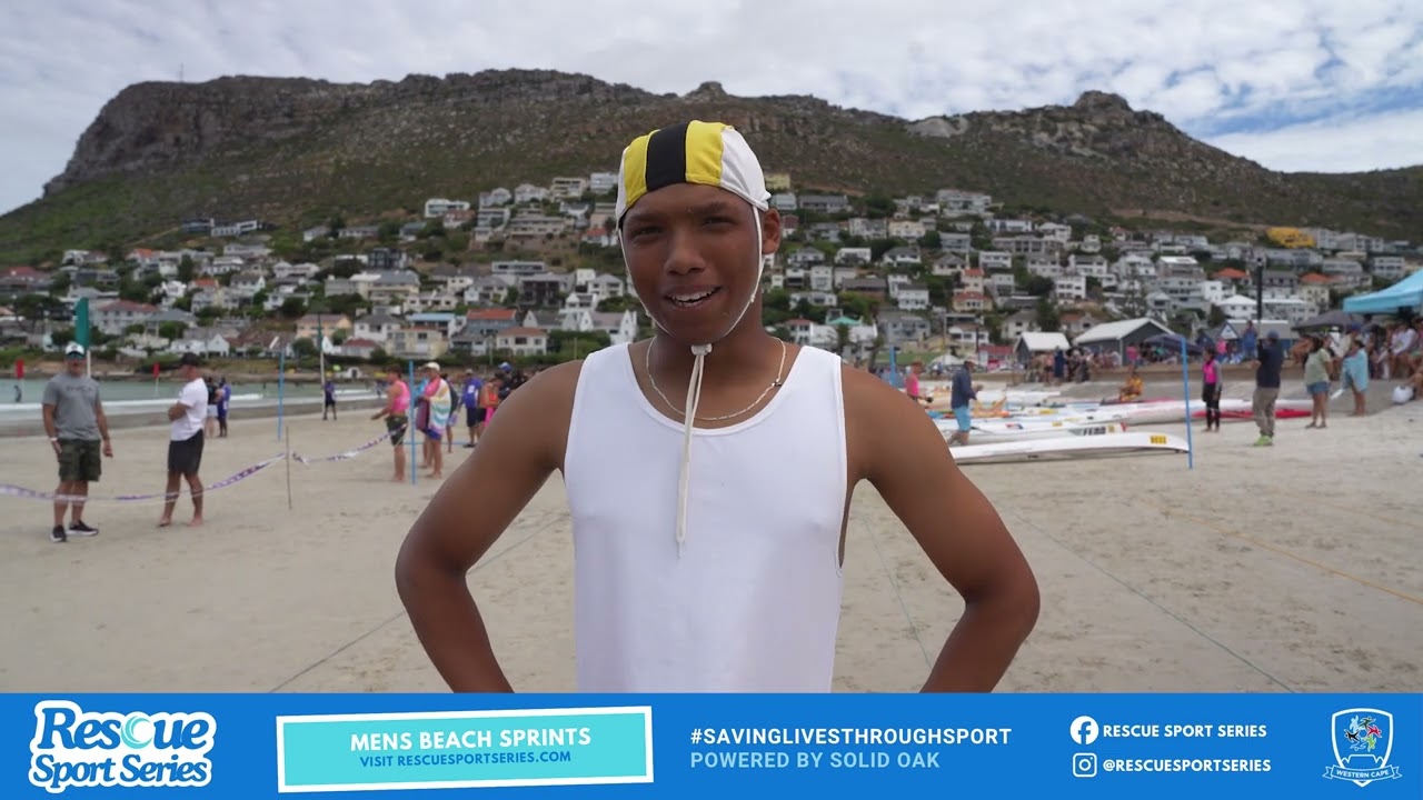 Mens Beach Sprints | Lifesaving Sport | Fish Hoek | Cape Town | Rescue Sport Series