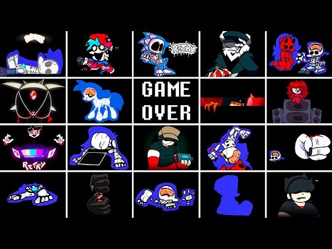 Top 20 Game Over Screens #14 - BEST Game Over Screens in Friday Night Funkin'