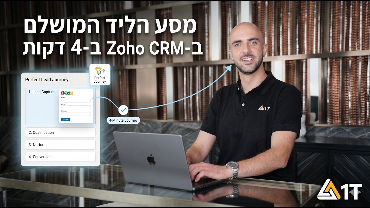תפיסת הליד (Lead Capture) המושלמת ב-Zoho CRM ב-4 דקות!
