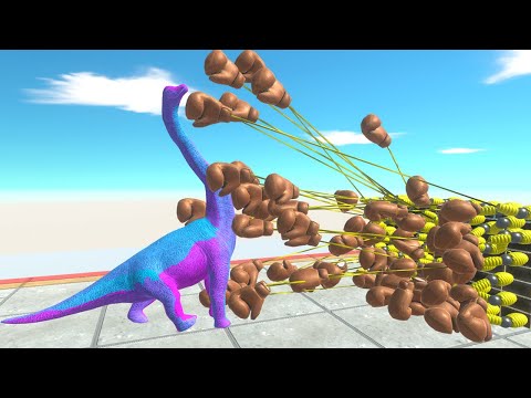 100 boxing Gloves vs All Units - Animal Revolt Battle Simulator