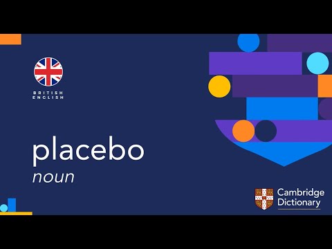 How to pronounce placebo | British English and American English pronunciation