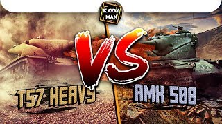 T57 Heavy VERSUS AMX 50B, Кто самый лучший? / WoT Blitz
