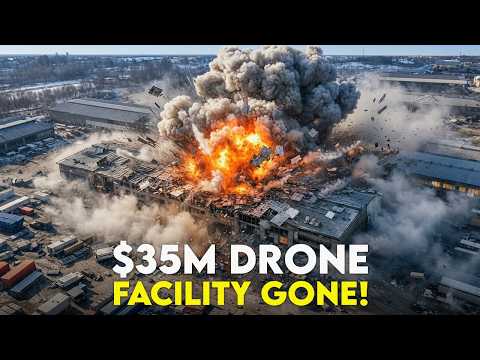 Watch! Russia Destroys Major Drone Manufacturing Plant in Ukraine!