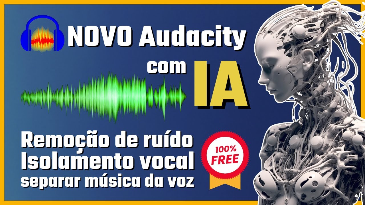 Audacity com IA: Remoção de Ruídos e Separar Voz da Música Grátis! Tutorial Completo