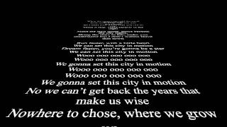 City in Motion Lyrics by Morgan Taylor Reid