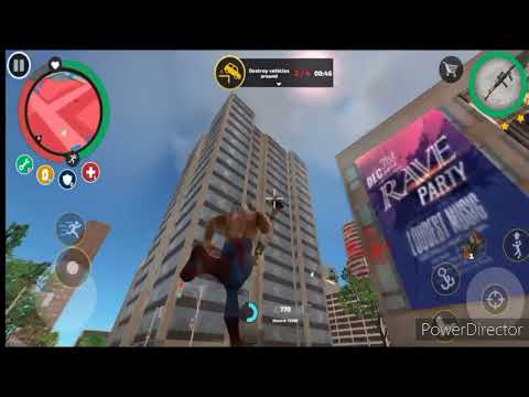 Rope Hero: Vice Town (Rope Hero on Army Base) Rope Hero Drive Assault Machine - Android Gameplay HD