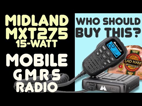 Midland MXT275 GMRS Mobile Review, Power Output Test, SWR, & Range Test - How Far Will It Transmit?