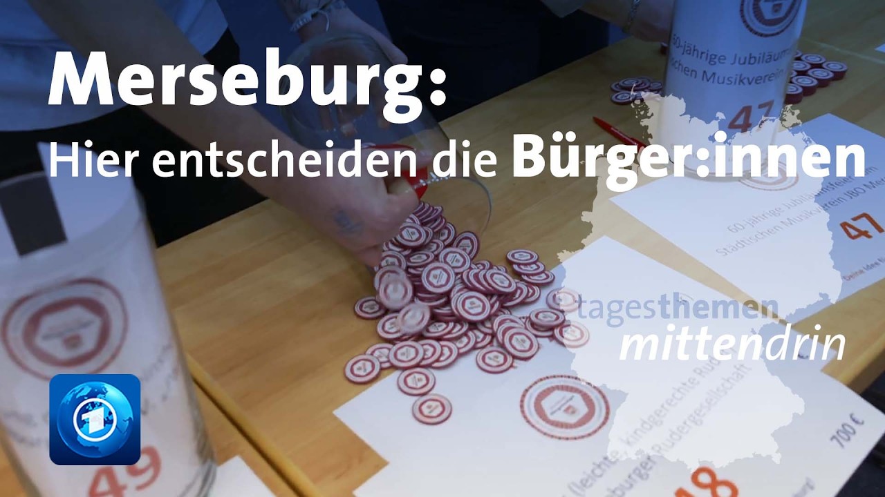 Merseburg: Bürgerbudget für mehr Demokratie | tagesthemen mittendrin