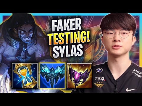 FAKER TESTING SYLAS IN KR SOLOQ! - T1 Faker Plays Sylas MID vs Tristana! | Bootcamp 2023