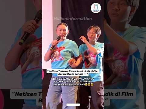 🥹Amanda & Fajar Sadboy, Chemistry Kakak-Adik Buat Netizen Terharu #amandamanopo #fajarsadboy #fyp