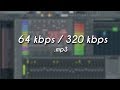 Does the audio quality matter? (64kbps - 320 kbps)