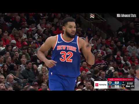 Karl-Anthony Towns Highlights vs Chicago Bulls 01 04 2025