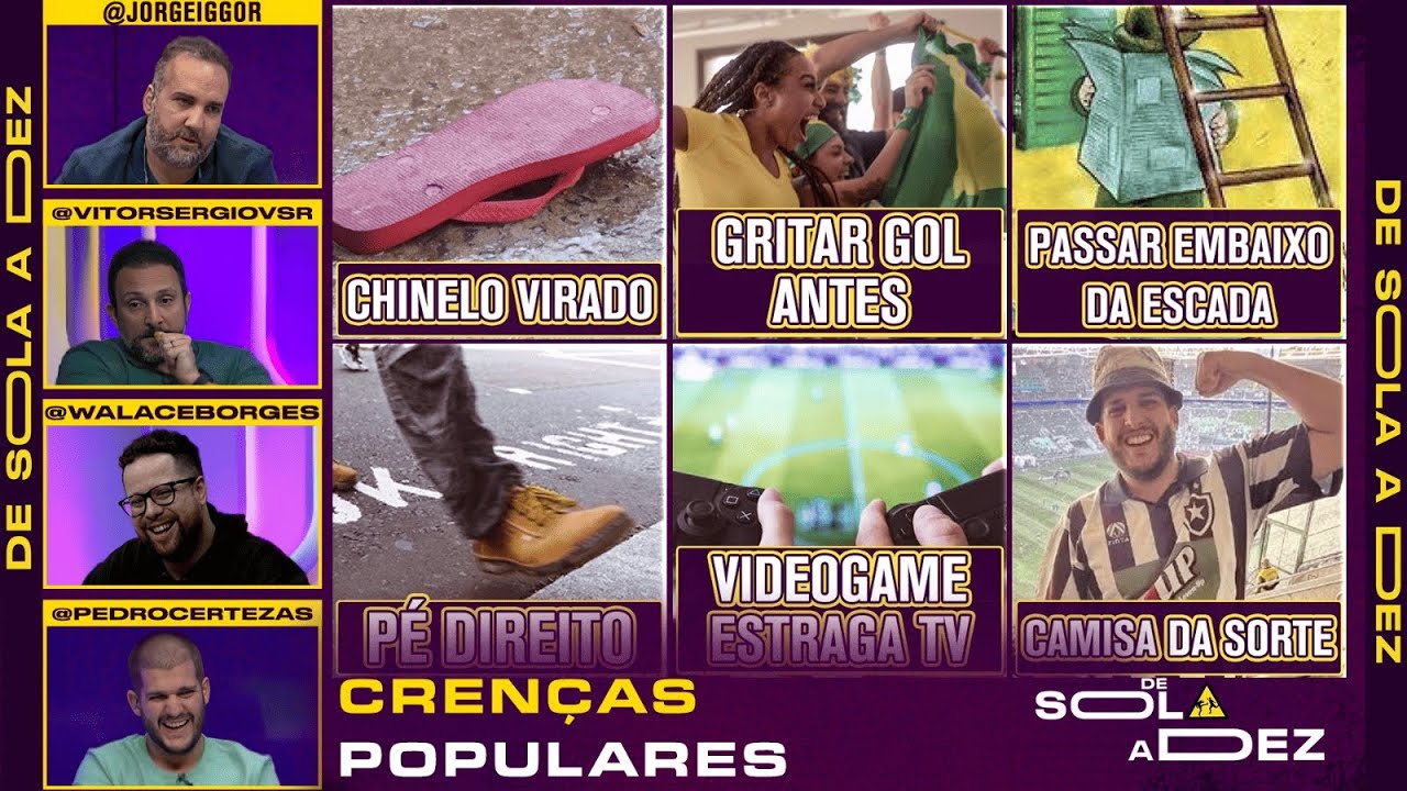 QUAL É A MAIOR CRENÇA POPULAR DE TODAS? CRAVAMOS! | DE SOLA A DEZ
