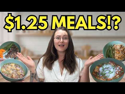 $30 Grocery Budget → Six INCREDIBLE Family Dinners // Feeding my Family of Four on a Tight Budget