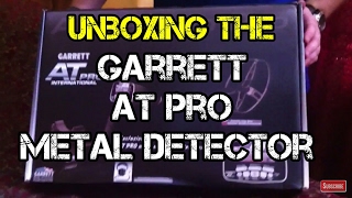Unboxing The Garrett AT PRO Metal Detector.