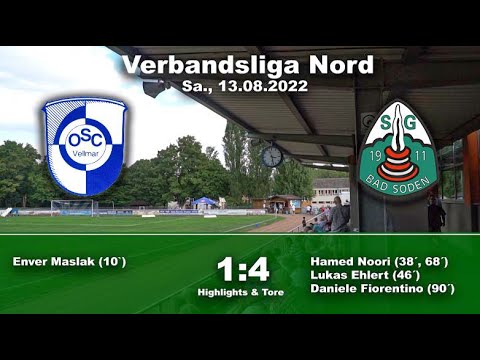 Verbandsliga Nord: OSC Vellmar - SG Bad Soden 1:4 (1:1)