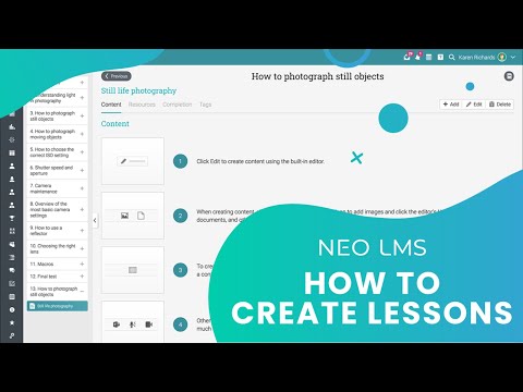 How to create online classes with NEO