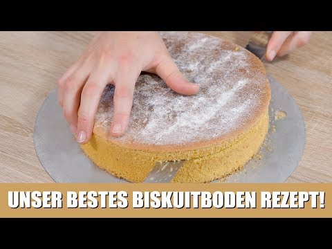 Biskuitboden - einfach und schnell - UNSER BESTES BISKUIT REZEPT!