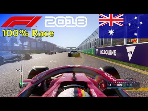 F1 2018 - 100% Race at Albert Park Circuit, Australia in Vettel's Ferrari