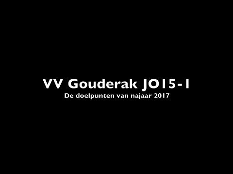 VV Gouderak - JO15-1 - De doelpunten van najaar 2017