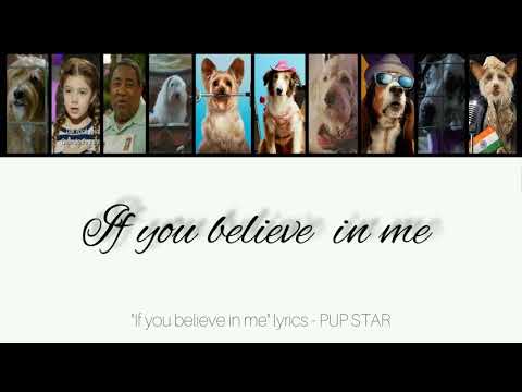 "If you believe in me" lyrics - PUP STAR