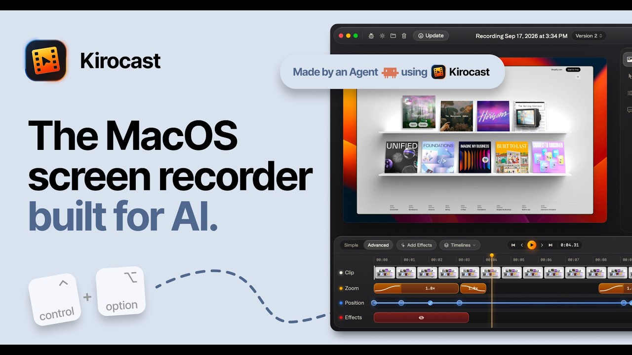 Kirocast video preview