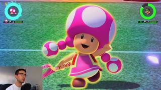 マリオテニスエースと外国人 pt03 通信対戦！我が成長を味わえ！