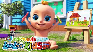 Canção de desenho - Canções infantis para crianças - Músicas Infantis | LooLoo Kıds Português