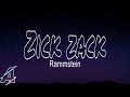 Rammstein - Zick Zack (Lyrics)