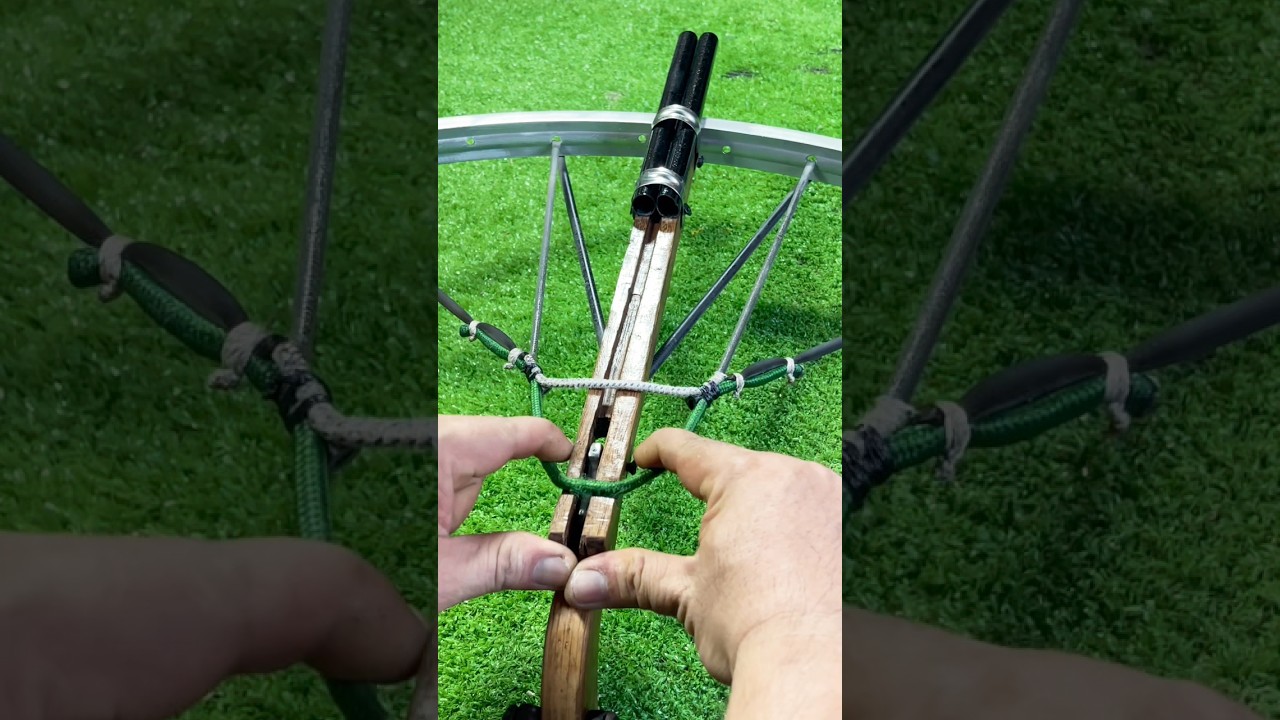 Unique wooden crossbow # Craft idea # Cool design
