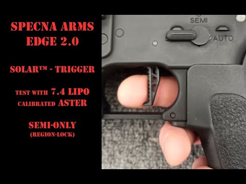 SpecnaArms EDGE 2.0 Triggertest Solar™-Trigger with GATE ASTER™