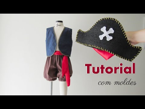 How to Make a Children's Pirate Costume with a Free Pattern