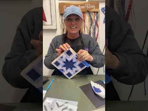 Step-by-Step Guide: Layering Patriotic Stencil 🇺🇸