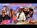 GOLDEN BUZZER:johGE shocks the Judges after his unforgettable Worship on AGT