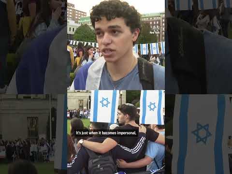Pro-Israel, Pro-Palestinian protesters hold dueling rallies at Columbia University