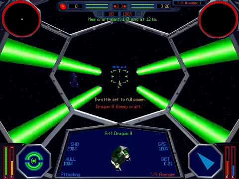Lets Play X-Wing vs Tie Fighter Imperial Mission 11 - Stop Rebel Attack