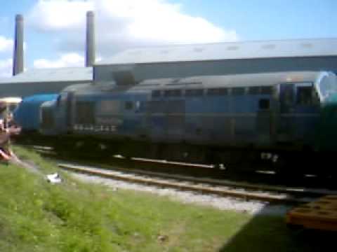 Baby Deltic Engine Start up at Barrow Hill 9/8/09