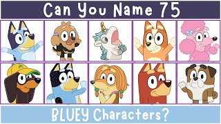 Can You Name 75 Bluey Characters Bluey Quiz