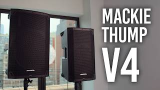 Video thumbnail for That's LOUD! Mackie Thump V4 Live Sound Speakers by B&H Pro Audio