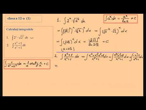 Grade 12 - Integrals - Solved exercises